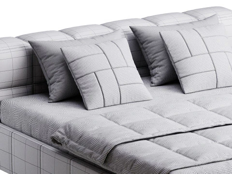 スクエアリングバッソベッド 3Dモデル