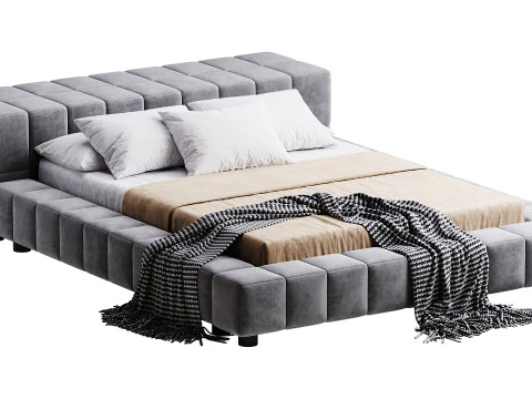 Squaring Isola Alta Bed 3D Model