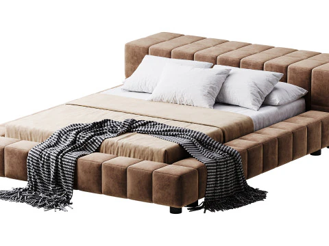 Squaring Isola Alta Bed 3D Model