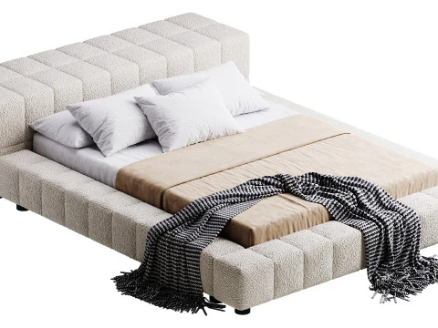 Squaring Isola Alta Bed 3D Model