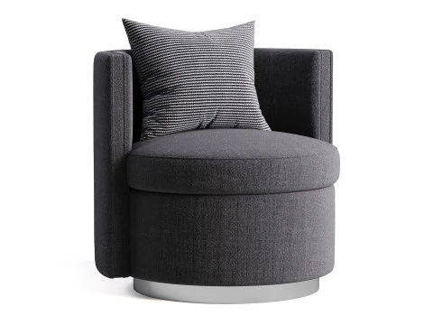 Kursi Putar Amanda Model 3D