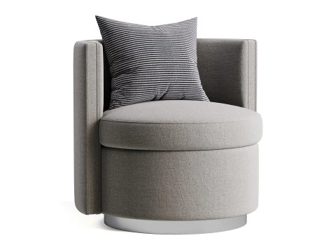 Kursi Putar Amanda Model 3D