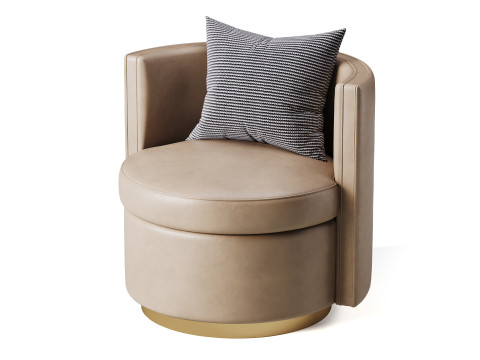 Вращающийся стул Аманда 3D Модель