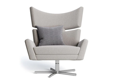 Sedia Girevole Eduardo Modello 3D