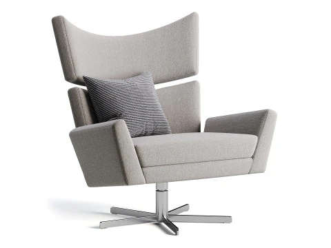 Sedia Girevole Eduardo Modello 3D