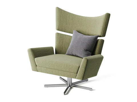 Sedia Girevole Eduardo Modello 3D