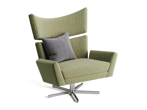 Sedia Girevole Eduardo Modello 3D