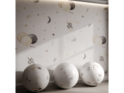 壁紙01 3Dモデル