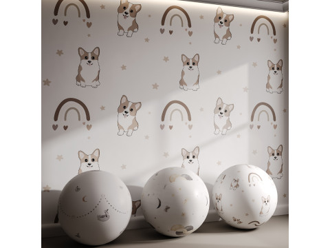 壁紙01 3Dモデル