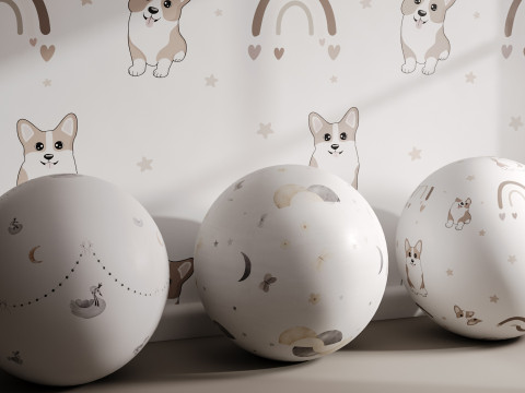 壁紙01 3Dモデル