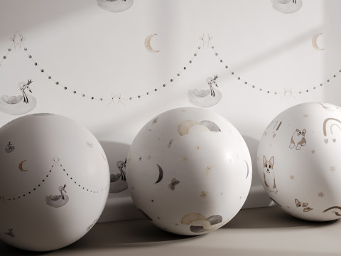 壁紙01 3Dモデル