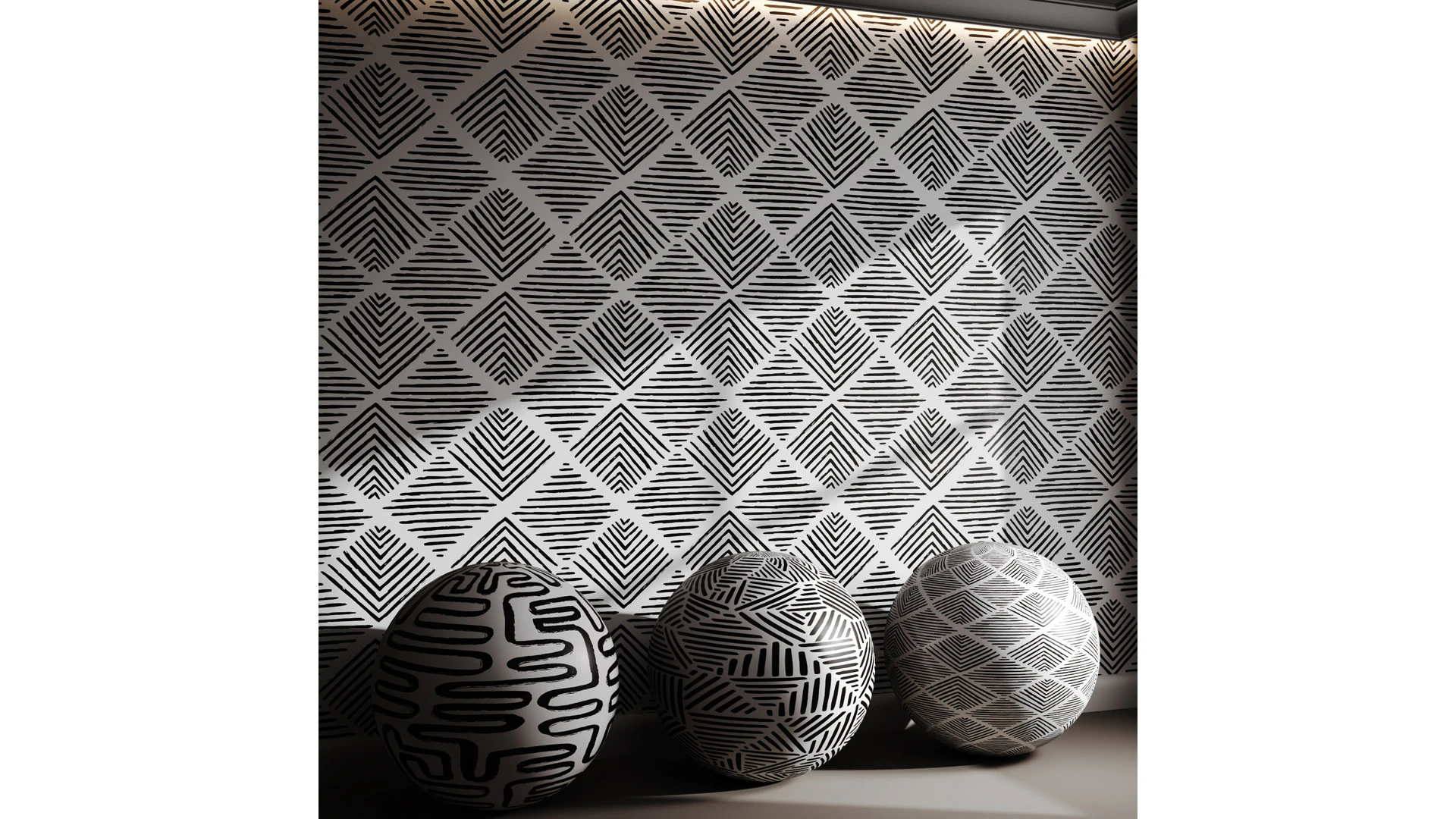 Wallpaper 07 3D Model .c4d .max .obj .3ds .fbx .stl .blend