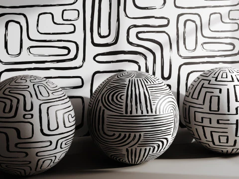 Wallpaper 08 3D Model