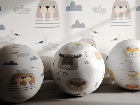 壁紙13 3Dモデル