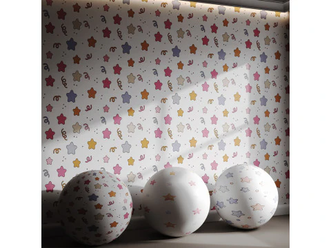 Carta da parati 17 Modello 3D