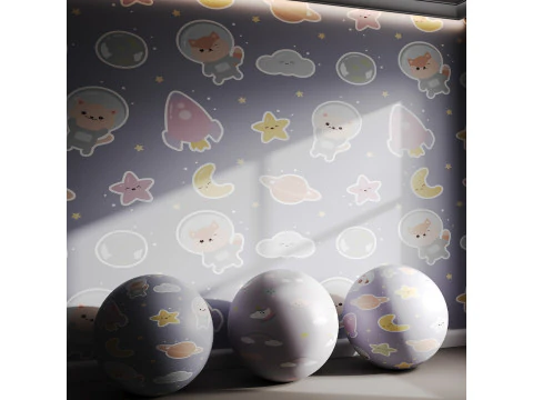 Carta da parati 22 Modello 3D