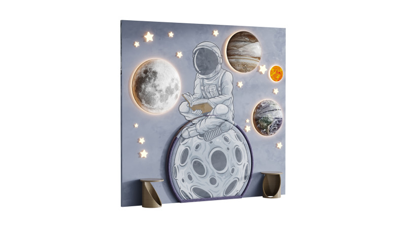 Panneau mural pour enfants 4 Modèle 3D .c4d .max .obj .3ds .fbx .stl .blend