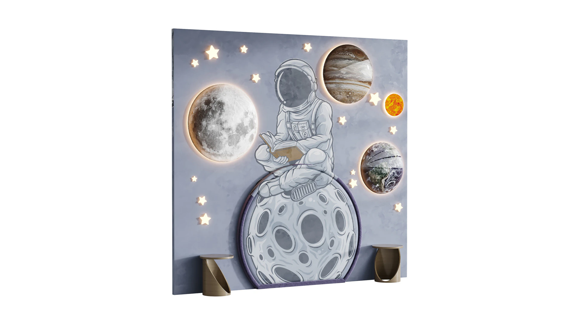 キッズウォールパネル4 3Dモデル .c4d .max .obj .3ds .fbx .stl .blend 