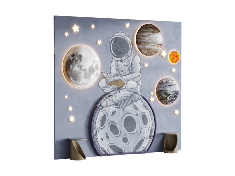 Kids Wall Panel 4 3D Model