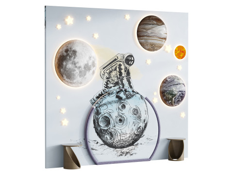 Panneau mural pour enfants 4 Modèle 3D