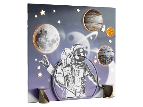 キッズウォールパネル4 3Dモデル