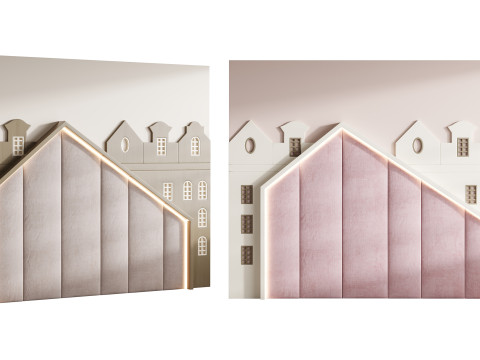 Kids Wall Panel 5 3D Model