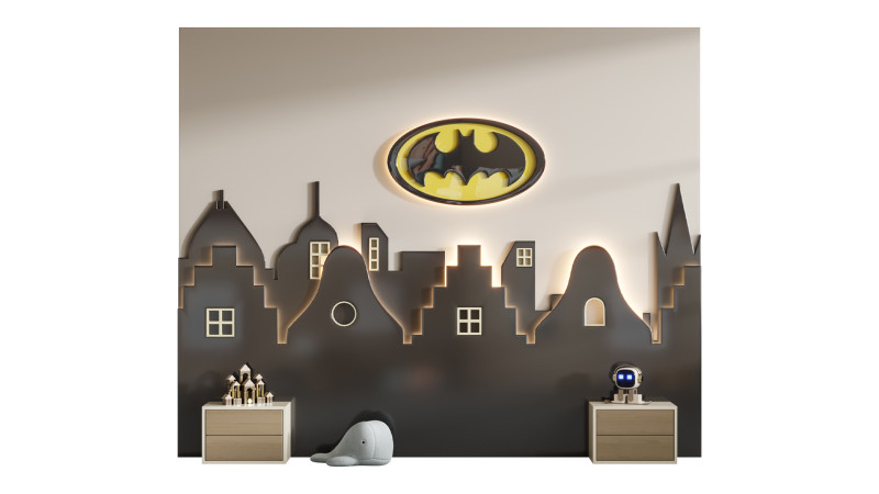 Panneau mural pour enfants 6 Modèle 3D .c4d .max .obj .3ds .fbx .stl .blend 