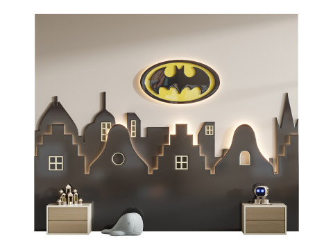 Kids Wall Panel 6 3D Model