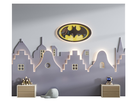 Panneau mural pour enfants 6 Modèle 3D