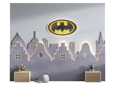 Kids Wall Panel 6 3D Model