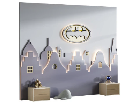 Kids Wall Panel 6 3D Model