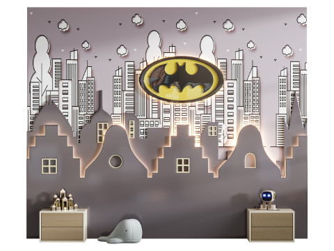 Panneau mural pour enfants 6 Modèle 3D