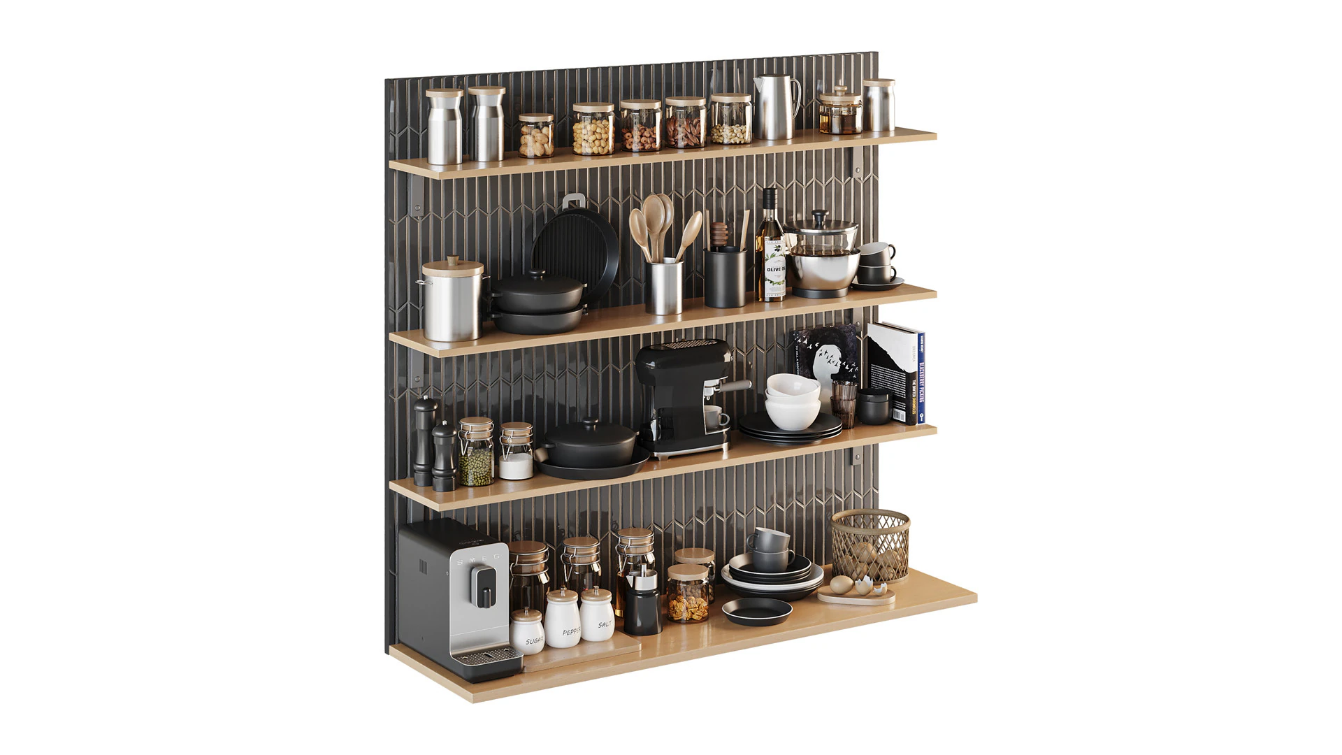 Accesorios de cocina 01 Modelo 3D .c4d .max .obj .3ds .fbx .stl .blend 