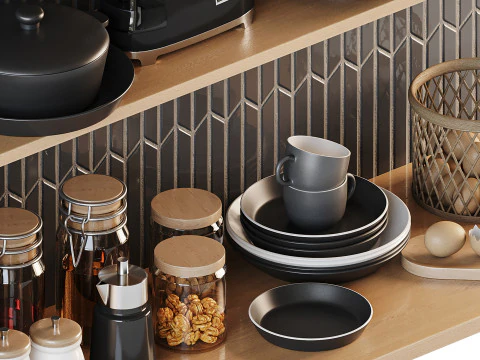 Accesorios de cocina 01 Modelo 3D