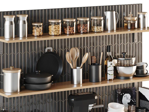 Accesorios de cocina 01 Modelo 3D