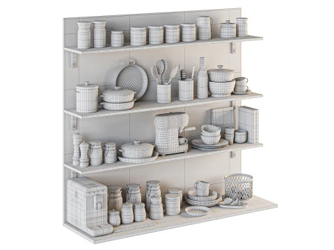 Accesorios de cocina 01 Modelo 3D