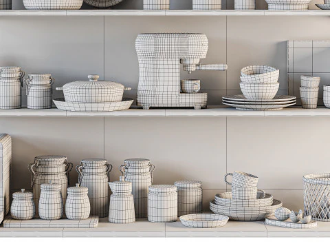 Accesorios de cocina 01 Modelo 3D