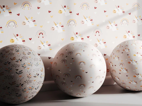 Carta da parati 34 Modello 3D