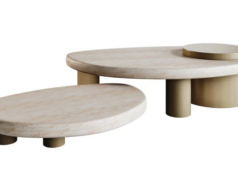 Tavolini Larry Modello 3D