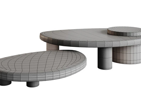 Tavolini Larry Modello 3D