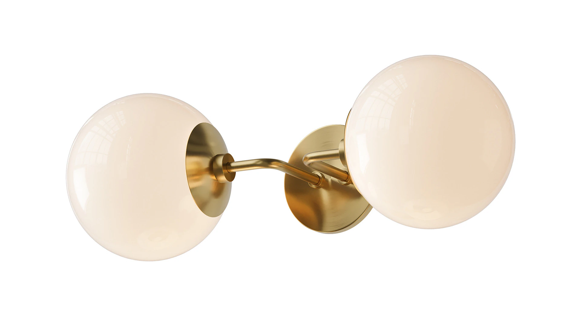 Minimalist Globe Sconce 3D Model .c4d .max .obj .3ds .fbx .stl .blend 