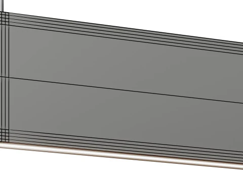 Sottile Davide Groppi ペンダントランプ 3Dモデル