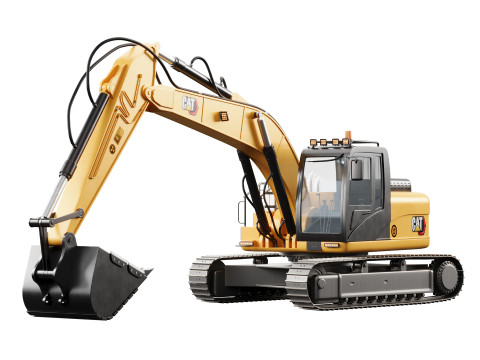 Escavadeira rastreada SY245H Modelo 3D