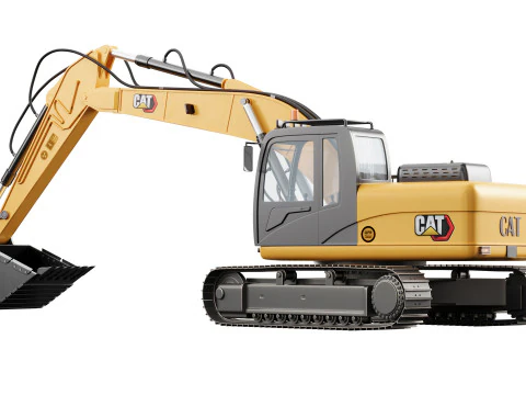 Escavatore cingolato SY245H Modello 3D