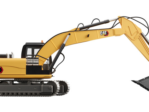SY245H Tracked Excavator 3D Model
