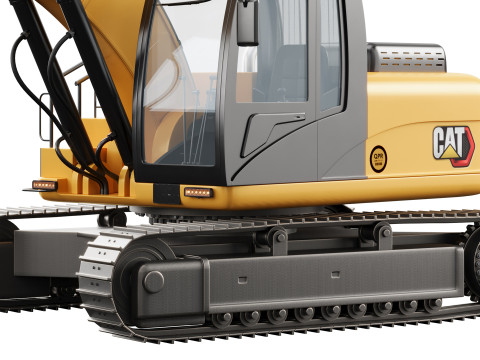 SY245H Tracked Excavator 3D Model