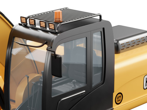 SY245H Tracked Excavator 3D Model