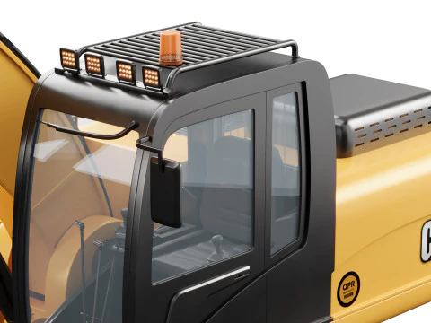 Escavatore cingolato SY245H Modello 3D