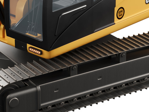 SY245H Tracked Excavator 3D Model