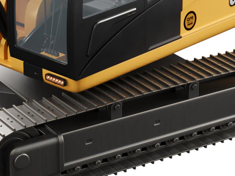 Escavatore cingolato SY245H Modello 3D